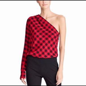 Ralph lauren one shoulder top size M.